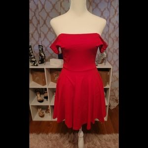 Off the shoulder dress